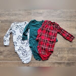 12 months 3 long sleeves